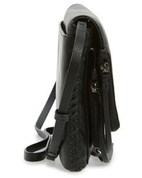 AllSaints Medium Club Convertible Crossbody Bag Black