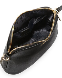 Furla Miky Chain Leather Crossbody Bag Onyx
