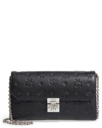 MCM Millie Leather Crossbody Bag Black