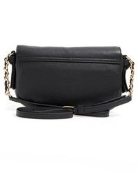 Tory Burch Mini Harper Leather Crossbody Bag Black