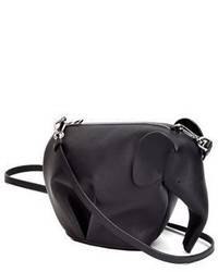 Loewe Mini Leather Elephant Crossbody Bag