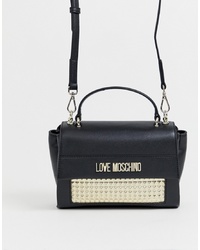 Love Moschino Mini Shoulder Bag With Stud Effect