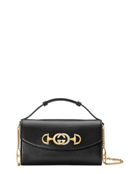 Gucci Mini Zumi Leather Shoulder Bag