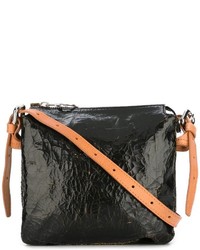 MM6 MAISON MARGIELA Cracked Leather Effect Crossbody Bag