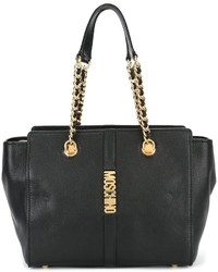 Moschino Double Chain Strap Shoulder Bag