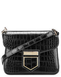 Givenchy Nobile Mini Crocodile Embossed Shoulder Bag