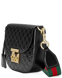 Gucci Padlock Medium Ssima Curved Crossbody Bag