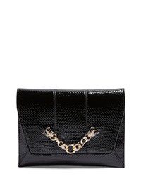Topshop Panther Chain Clutch Crossbody Bag