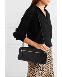 ZOOBEETLE Paris Paris Melbourne Leather And Suede Shoulder Bag