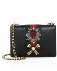 Gucci Peony Medium Leather Chain Shoulder Bag