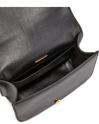 Prada Pionnire Leather Shoulder Bag Black