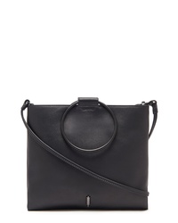 THACKE R Le Pouch Leather Ring Handle Crossbody Bag