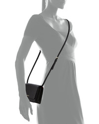 Prada Saffiano Lux Mini Crossbody Bag Black