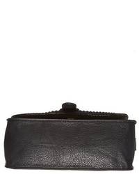 Sole Society Saylah Structured Faux Leather Crossbody Bag