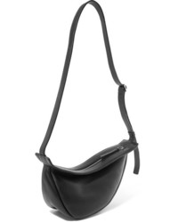 The Row Slouchy Banana Textured Leather Shoulder Bag