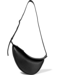 The Row Slouchy Banana Textured Leather Shoulder Bag