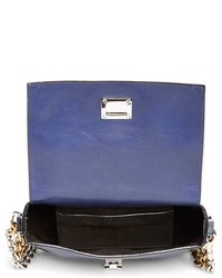 Proenza Schouler Small Courier Pebbled Leather Crossbody Bag Black