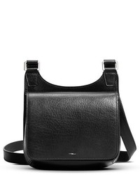 Shinola Small Field Leather Crossbody Bag Black