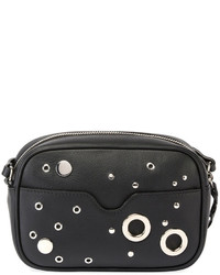 Alexander McQueen Small Leather Camera Bag Black
