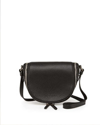 Burberry Small Leather Zip Crossbody Bag Black