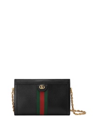 Gucci Small Ophidia Leather Shoulder Bag