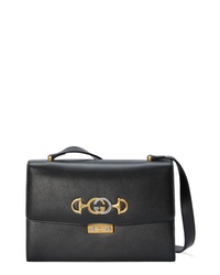 Gucci Small Zumi Leather Shoulder Bag