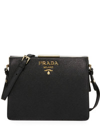 Prada Soft Frame Saffiano Crossbody Bag