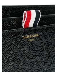 Thom Browne Square Lucido Leather Accordion Bag