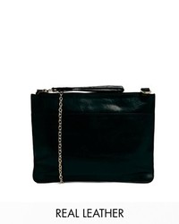 Oasis Stephanie Leather Clutch Bag