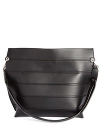 Loewe Strip Calfskin Leather Shoulder Bag