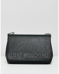 Love Moschino Studded Logo Chain Bag