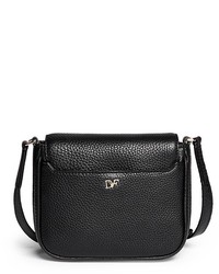 Diane von Furstenberg Sutra Caf Mini Deergrain Leather Shoulder Bag