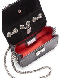 Christian Louboutin Sweet Charity Spiked Leather Crossbody Bag