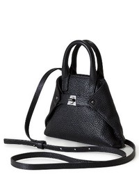 Akris Tasche Micro Leather Crossbody Bag Black