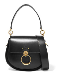Chloé Tess Large Leather And Suede Shoulder Bag