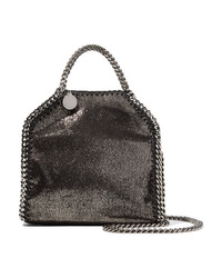 Stella McCartney The Falabella Tiny Faux Brushed Leather Shoulder Bag
