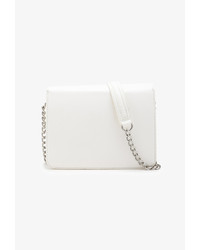 Forever 21 Topstitched Faux Leather Crossbody