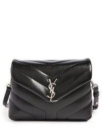 Saint Laurent Toy Loulou Calfskin Leather Crossbody Bag