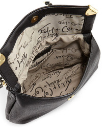 Foley + Corinna Unchained Leather Crossbody Bag Black