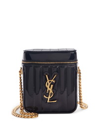 Saint Laurent Vicky Patent Leather Vanity Case Crossbody Bag