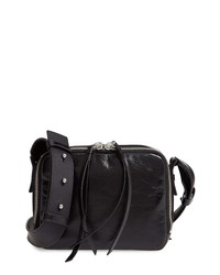 AllSaints Vincent Shiny Leather Crossbody Bag