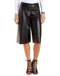 Charlotte Russe Faux Leather Culottes