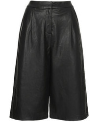Topshop Leather Look Culottes