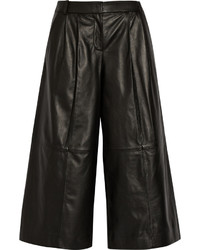 Tibi Pleated Leather Culottes