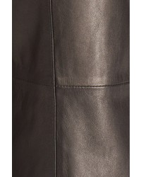Vince Seamed Leather Culottes