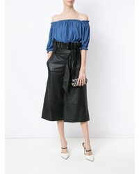 Olympiah Wide Leg Cropped Trousers