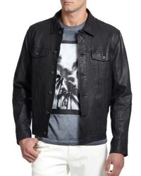 Madison Supply Denim Style Leather Jacket