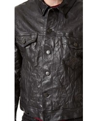 J Brand Reid Washed Leather Jacket