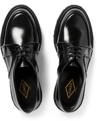 Adieu Type 4 Crepe Sole Panelled Leather Derby Shoes