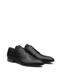 Prada Almond Toe Lace Up Derby Shoes